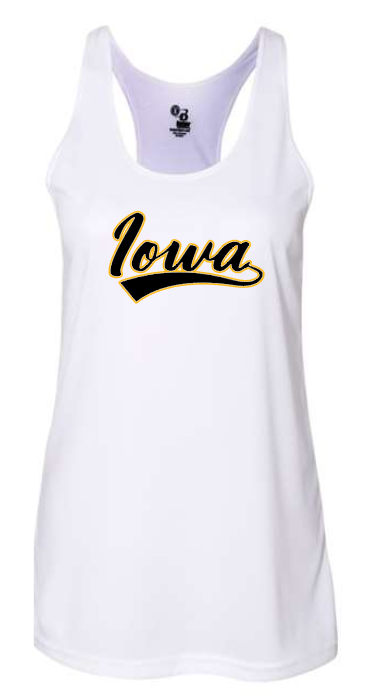 IA.USSSA Tank - LADIES Racerback Poly/Wicking