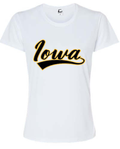 Copy of IA.USSSA Tee - Adult LADIES Poly/Wicking
