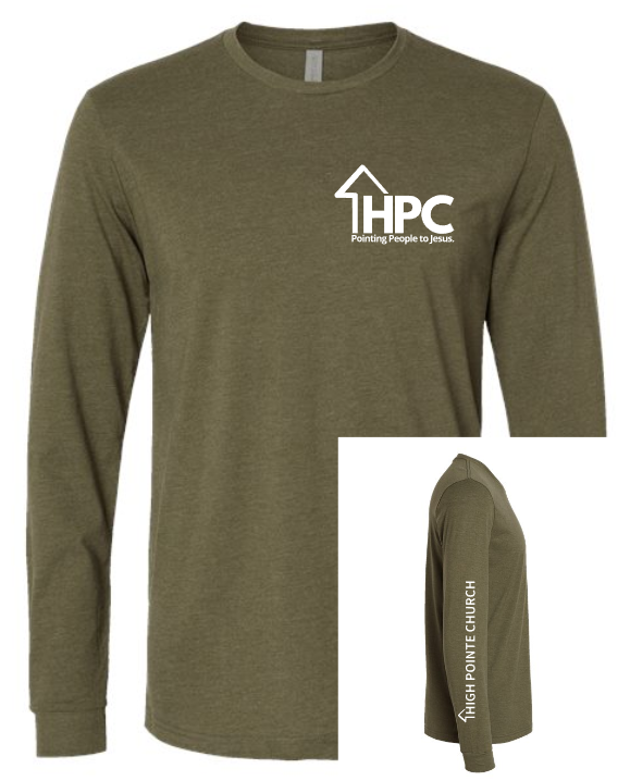 HPC Long Sleeve Tee With sleeve graphics (ADULT sizes) Multiple Color Options