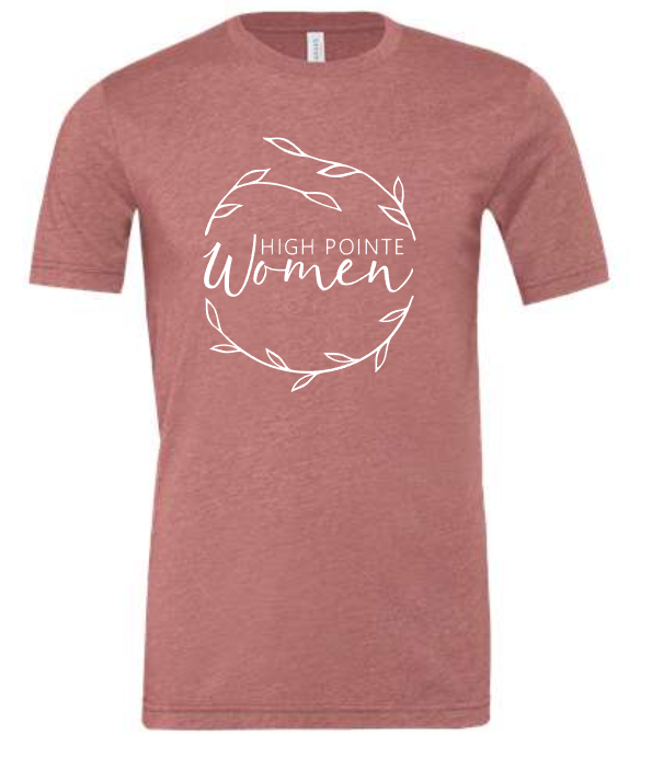 HPC Women's Ministry Short Sleeve Tee (ADULT sizes) Multiple Color Options