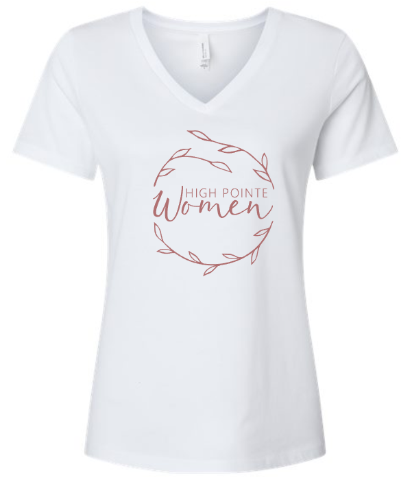 HPC Women's Ministry V-NECK Short Sleeve Tee (ADULT sizes) Multiple Color Options