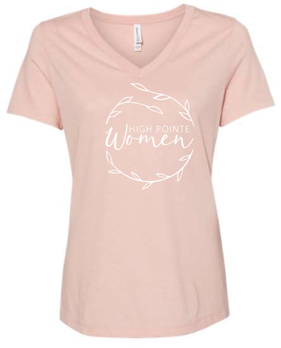 HPC Women's Ministry V-NECK Short Sleeve Tee (ADULT sizes) Multiple Color Options