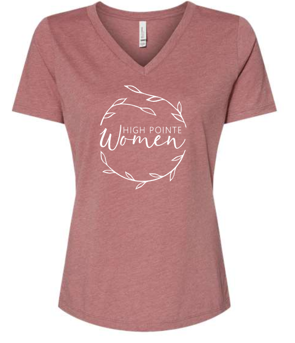 HPC Women's Ministry V-NECK Short Sleeve Tee (ADULT sizes) Multiple Color Options