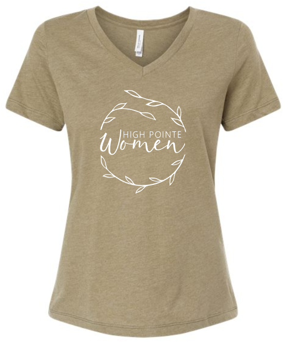 HPC Women's Ministry V-NECK Short Sleeve Tee (ADULT sizes) Multiple Color Options