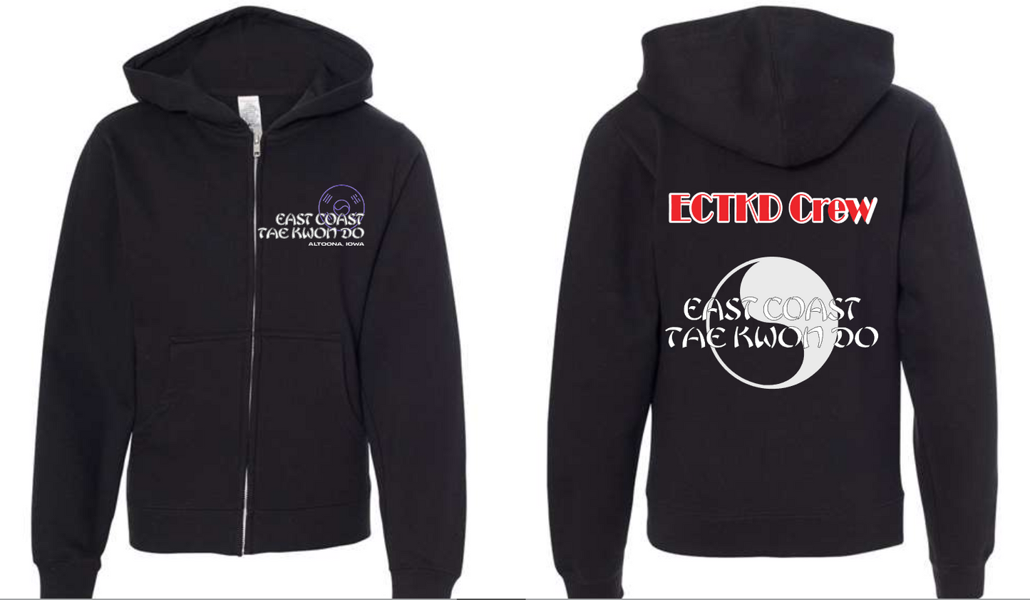 ECTKD Zip Up Hoodie (Adult and Youth Sizes)