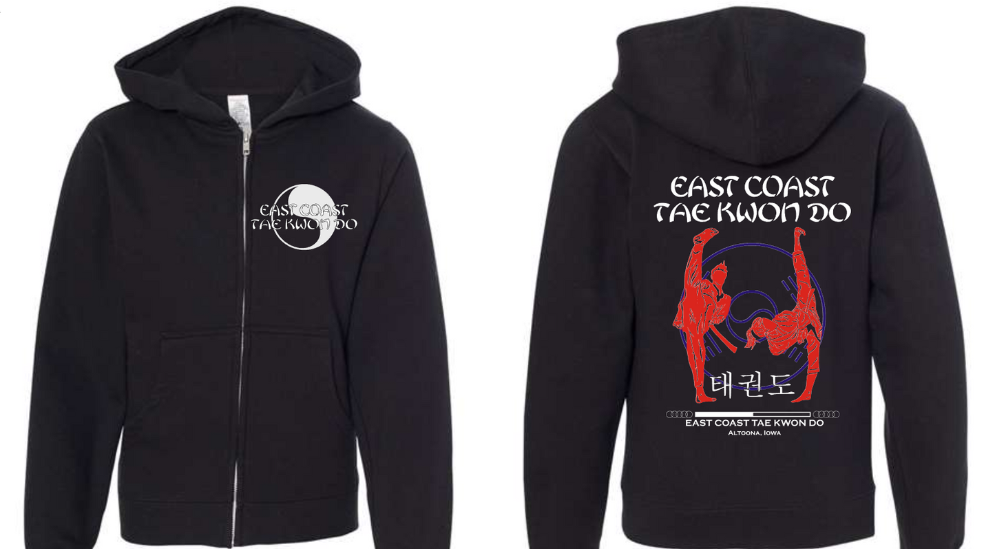 ECTKD Zip Up Hoodie (Adult and Youth Sizes)