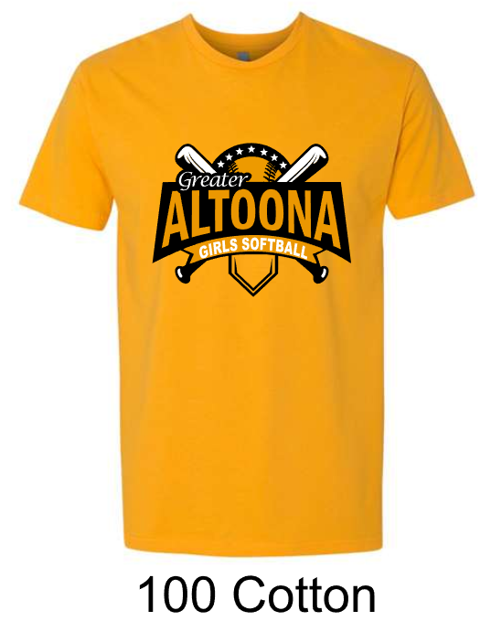 GAGSA Softball Tee Adult and Youth