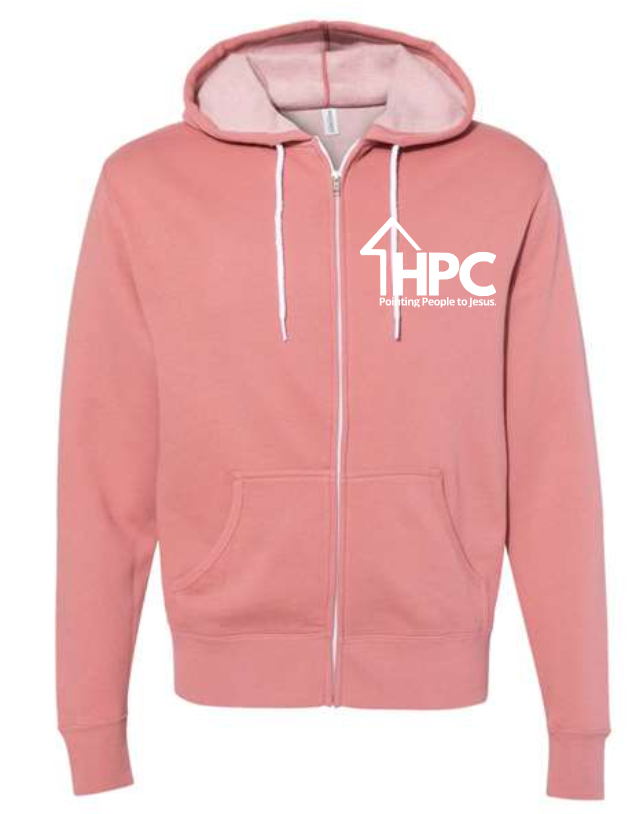 HPC Zip Up LIGHTWEIGHT Hoodie (ADULT sizes) Multiple Color Options