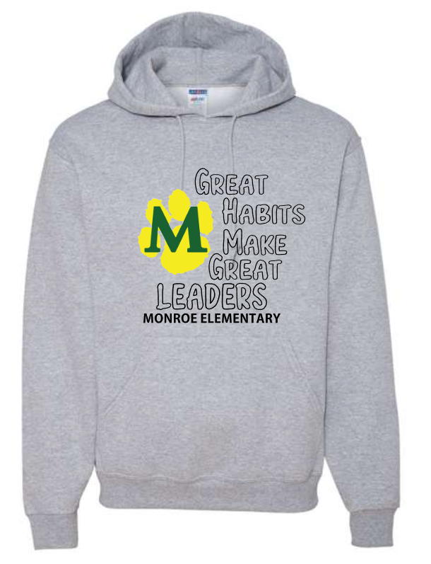 Monroe Elementary- CrewNeck and Hoodie Sweatshirts (ADULT Sizes)