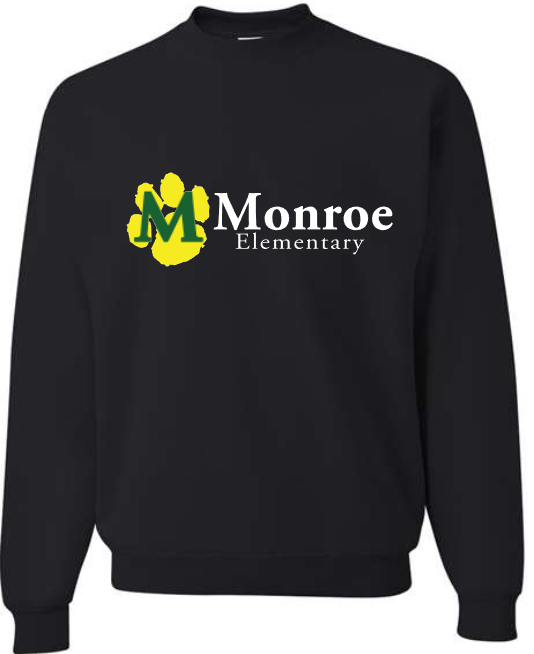 Monroe Elementary- CrewNeck and Hoodie Sweatshirts (ADULT Sizes)