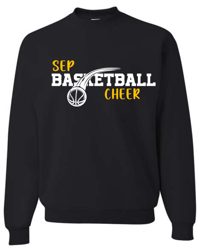 SEP Basketball CHEER Apparel (tee/hoodie/crew)
