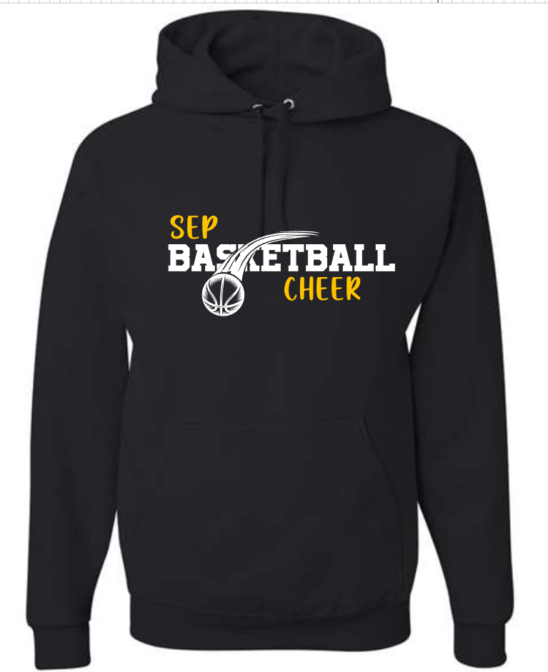 SEP Basketball CHEER Apparel (tee/hoodie/crew)