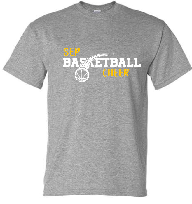 SEP Basketball CHEER Apparel (tee/hoodie/crew)