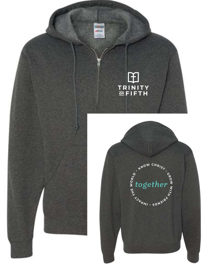 Trinity on Fifth Church Zip up hoodie (Adult sizes only)