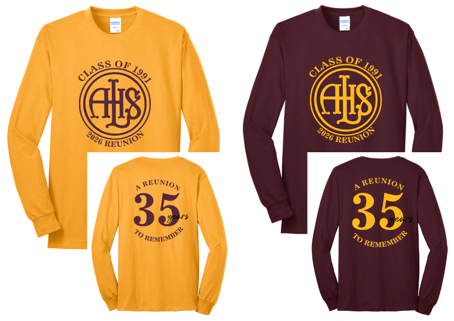 Lincoln High 91' Reunion Long Sleeve Tees
