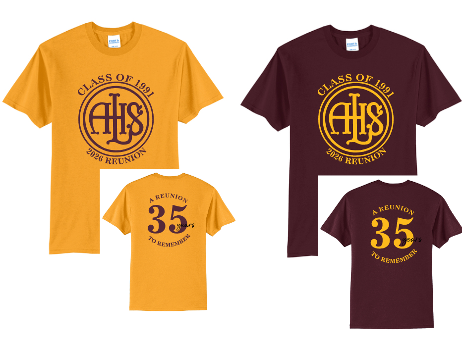 Lincoln High 91' Reunion Short Sleeve Tees