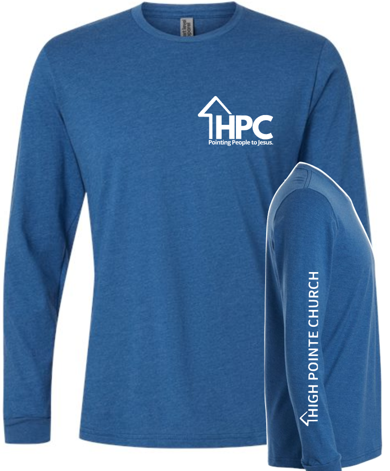 HPC Long Sleeve Tee With sleeve graphics (ADULT sizes) Multiple Color Options