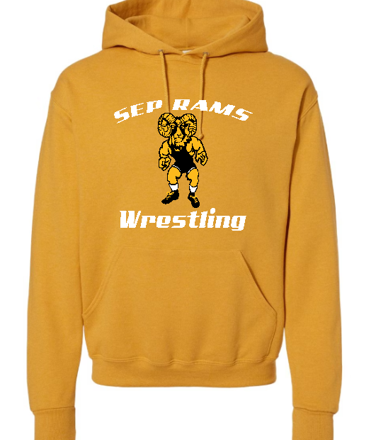 SEP Rams Wrestling Dude Hoodie (Adult and Youth)