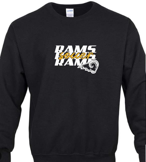 SEP RAMS Soccer RRR Tee/Crew/hoodie (Adult and Youth)