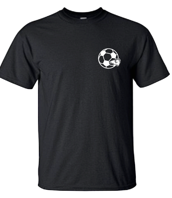 SEP RAMS Soccer Ball front Tee/Crew/hoodie (Adult and Youth)