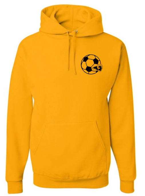 SEP RAMS Soccer Ball front Tee/Crew/hoodie (Adult and Youth)
