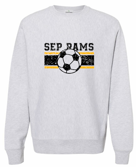 SEP RAMS Soccer Grunge Subli Tee/Crew/hoodie (Adult and Youth)