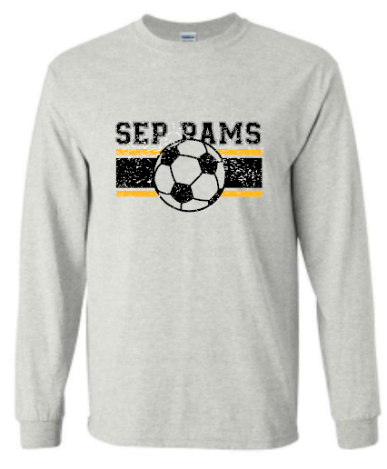 SEP RAMS Soccer Grunge Subli Tee/Crew/hoodie (Adult and Youth)