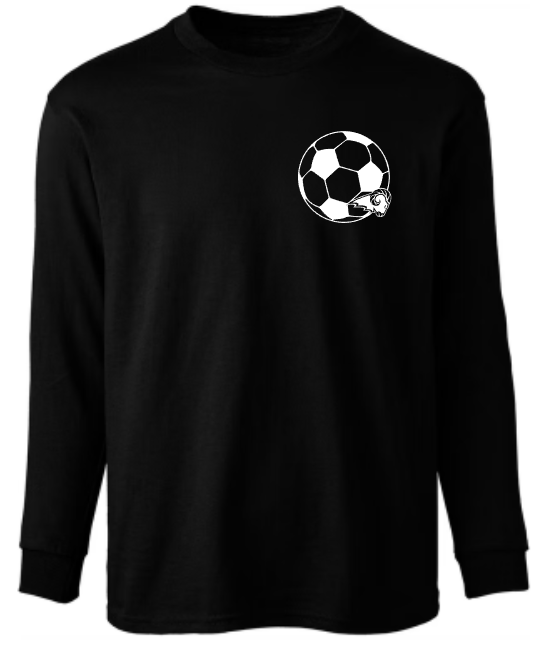 SEP RAMS Soccer Ball front Tee/Crew/hoodie (Adult and Youth)