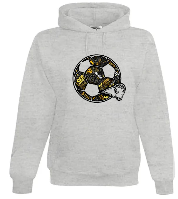SEP RAMS Soccer Words Tee/Crew/hoodie (Adult and Youth)