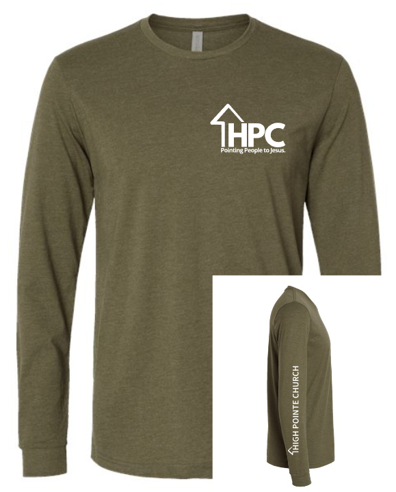 HPC Long Sleeve Tee With sleeve graphics (ADULT sizes)     Multiple Color Options