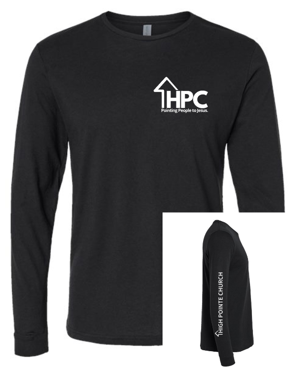 HPC Long Sleeve Tee With sleeve graphics (ADULT sizes)     Multiple Color Options