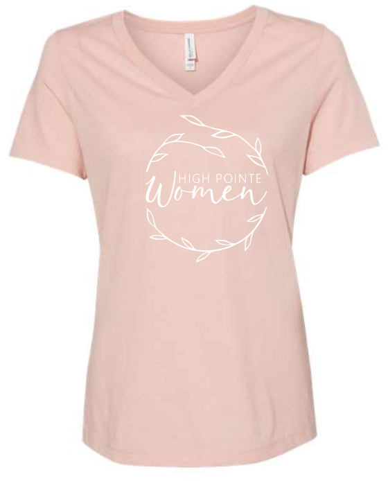 HPC Women's Ministry V-NECK Short Sleeve Tee (ADULT sizes)     Multiple Color Options