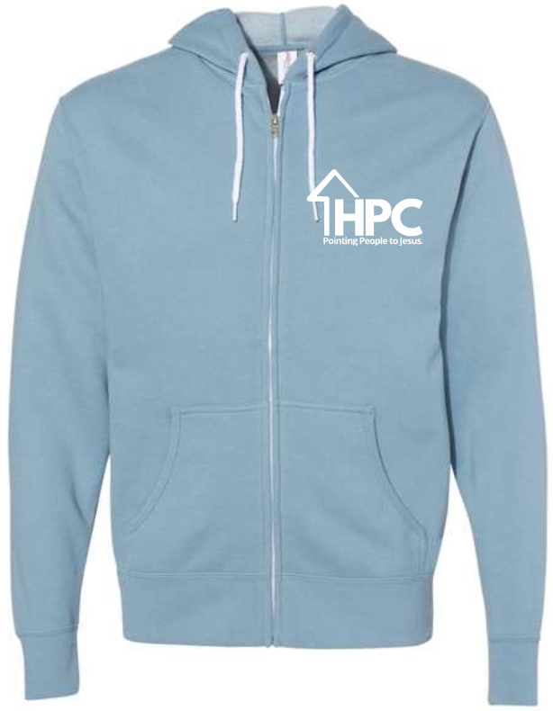 HPC Zip Up LIGHTWEIGHT Hoodie (ADULT sizes)   Multiple Color Options