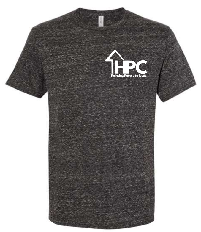 HPC Snow Heather Short Sleeve Tee (ADULT sizes)   Multiple Color Options