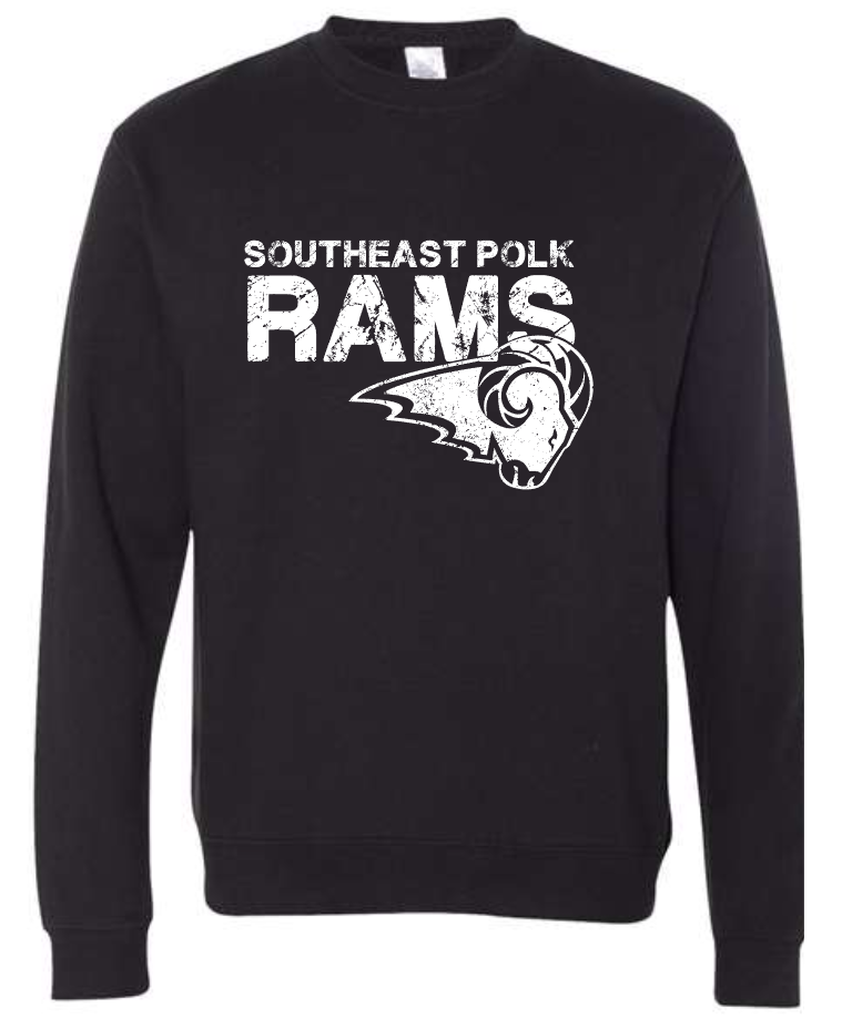 SEP Southeast Polk Rams Sweatshirts (Adult and Youth)