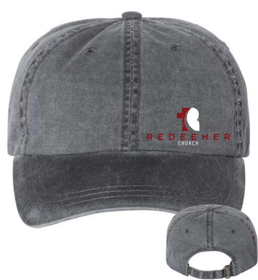 Redeemer Church pigment dyed cap (Adjustable)