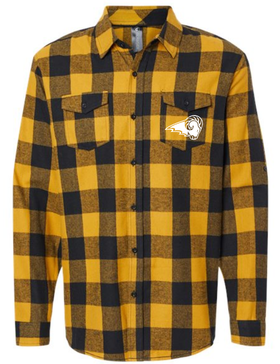 SEP Rams Flannel Button Up (Adult Sizes)