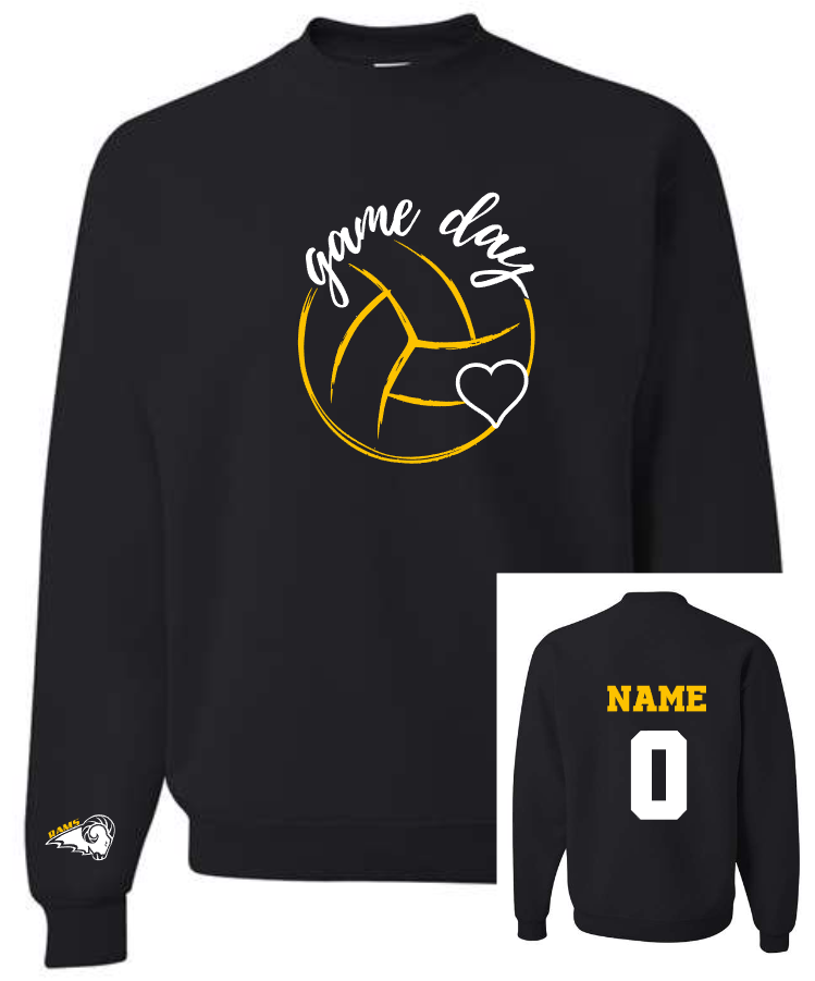 RAMS Game Day Volleyball Tee/Crew/Hoodie