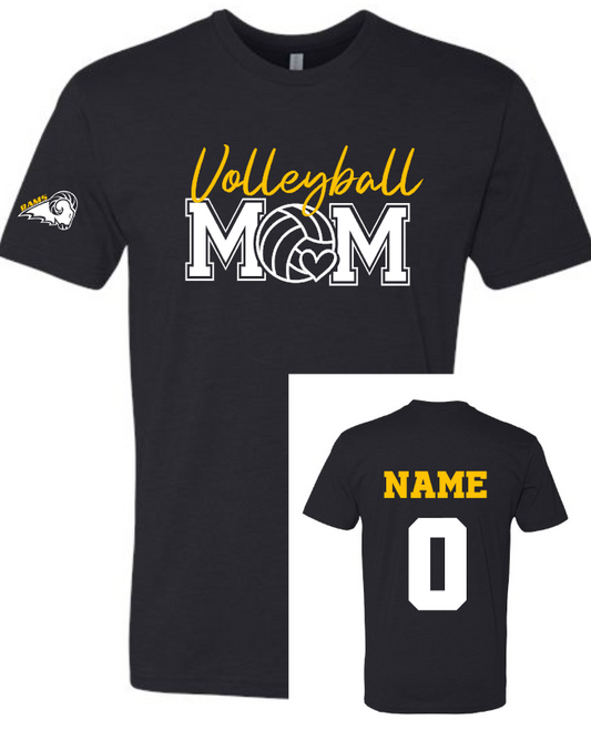 RAMS MOM Volleyball Tee/Crew/Hoodie