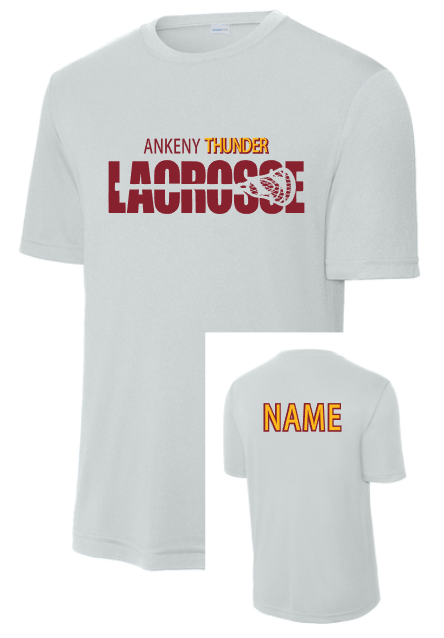 Ankeny Thunder Lacrosse Tee Cut out (Adult)