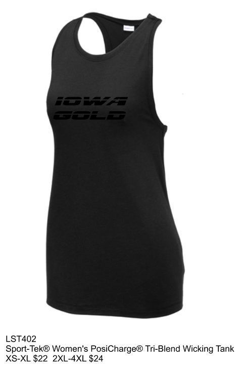 IG Options BLACK ON BLACK Tank/Tee Adult