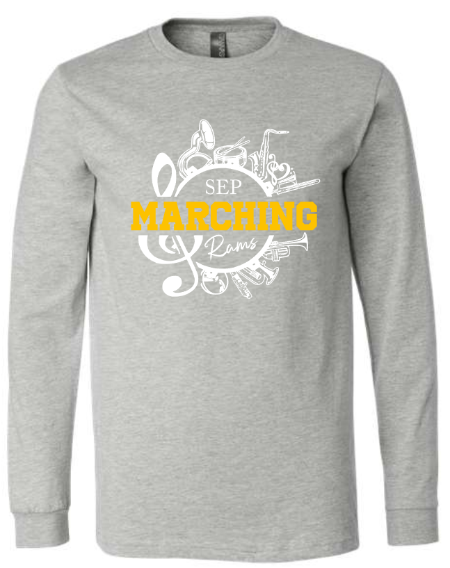 SEP Marching RAMS Instruments LONG SLEEVE (ADULT and YOUTH sizing)