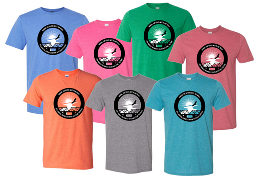 Runnells River Bottoms Festival Black/White Print Tees