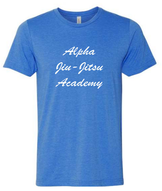 Alpha Jiu-Jitsu Academy Script Tee and Long Sleeve (Adult and Youth Sizing)