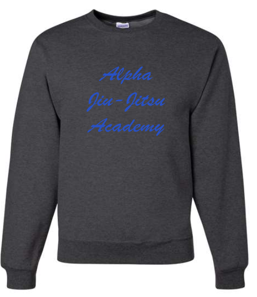 Alpha Jiu-Jitsu Academy Script Crew and Hoodie (Adult and Youth Sizing)