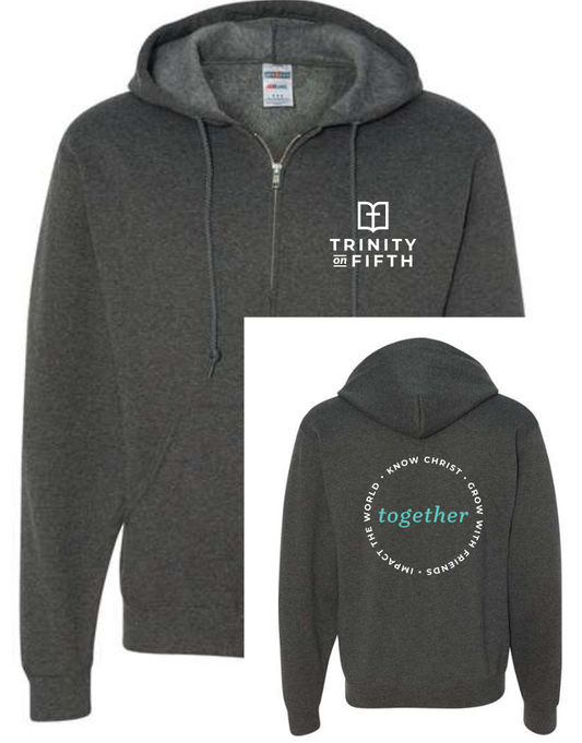 Trinity on Fifth Church Zip up hoodie (Adult sizes only)
