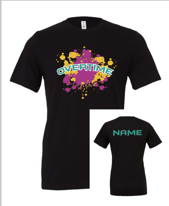 Overtime Basketball Color Splat New colors (YOUTH)