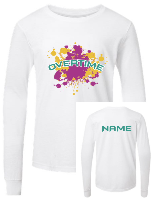 Overtime Basketball Color Splat New Colors (Adult)