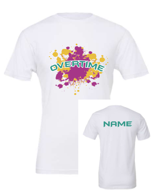 Overtime Basketball Color Splat New Colors (Adult)