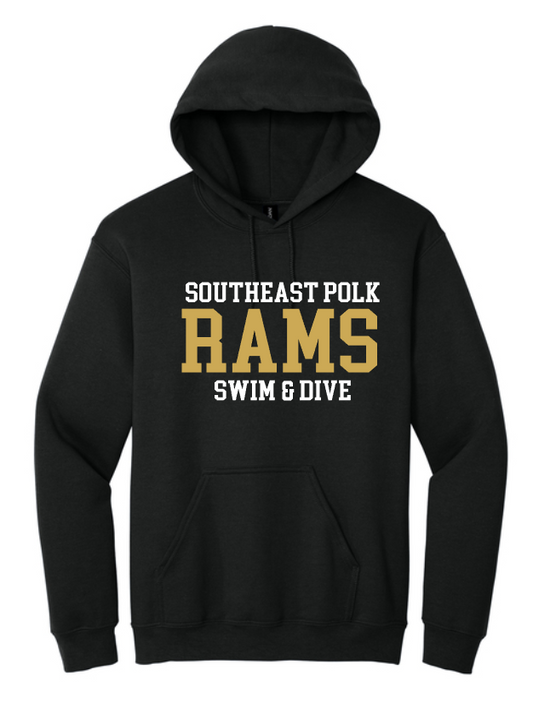 SEP Girls Swim and Dive RAM Hoodie/CrewNeck Sweatshirts